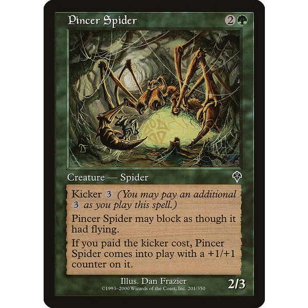 Magic: The Gathering Pincer Spider (201) Lightly Played