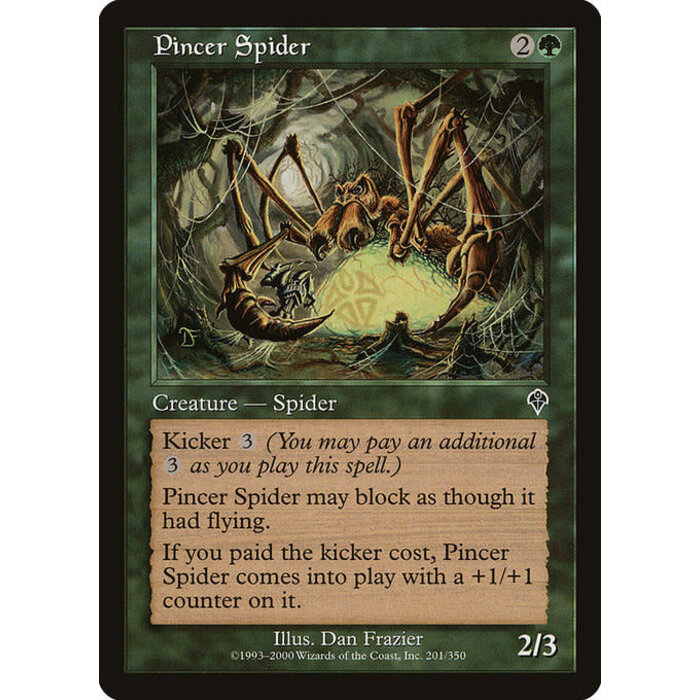 Magic: The Gathering Pincer Spider (201) Lightly Played