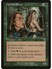 Magic: The Gathering Quirion Elves (203) Lightly Played