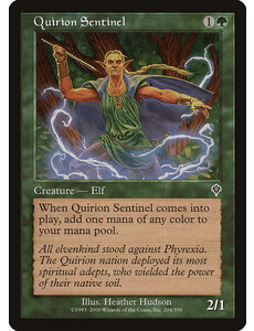 Magic: The Gathering Quirion Sentinel (204) Heavily Played