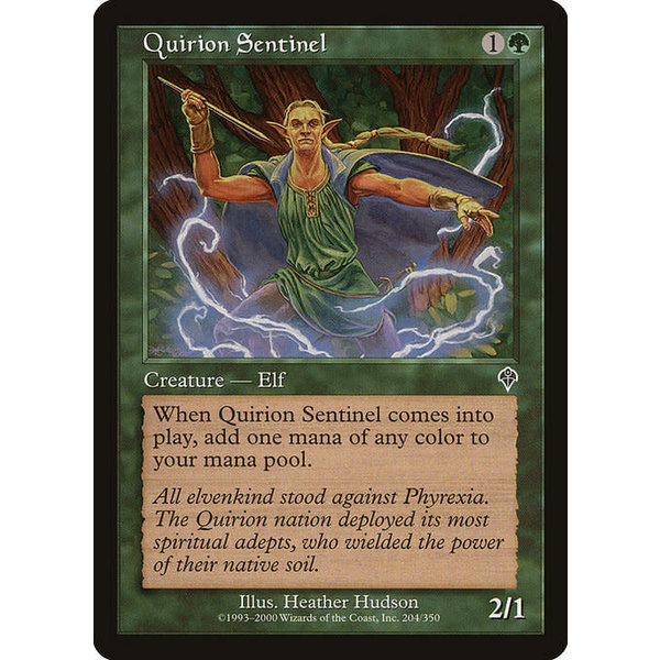 Magic: The Gathering Quirion Sentinel (204) Heavily Played