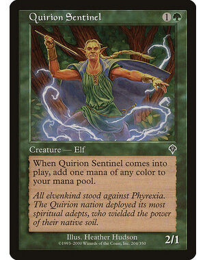 Magic: The Gathering Quirion Sentinel (204) Lightly Played