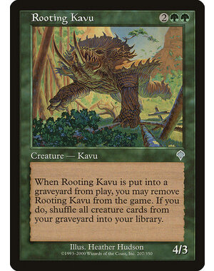 Magic: The Gathering Rooting Kavu (207) Heavily Played