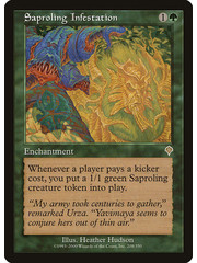 Magic: The Gathering Saproling Infestation (208) Heavily Played
