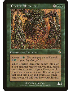 Magic: The Gathering Thicket Elemental (214) Lightly Played