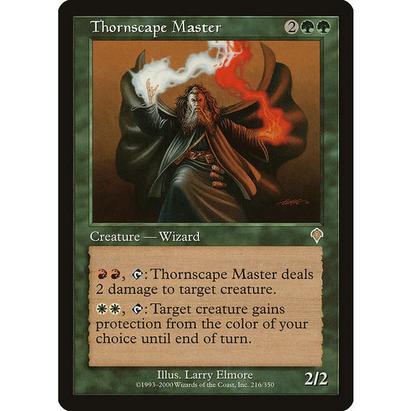 Magic: The Gathering Thornscape Master (216) Heavily Played
