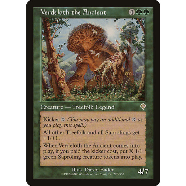 Magic: The Gathering Verdeloth the Ancient (220) Heavily Played