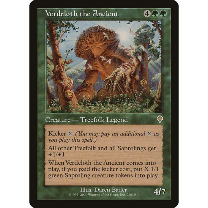 Magic: The Gathering Verdeloth the Ancient (220) Heavily Played