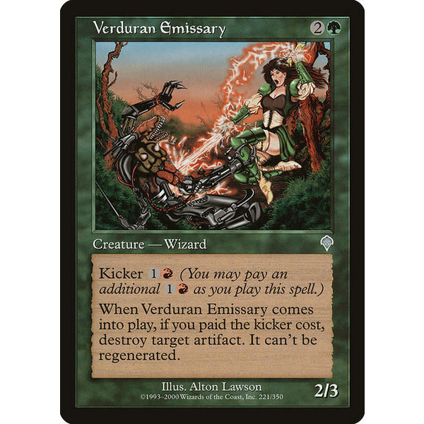 Magic: The Gathering Verduran Emissary (221) Lightly Played