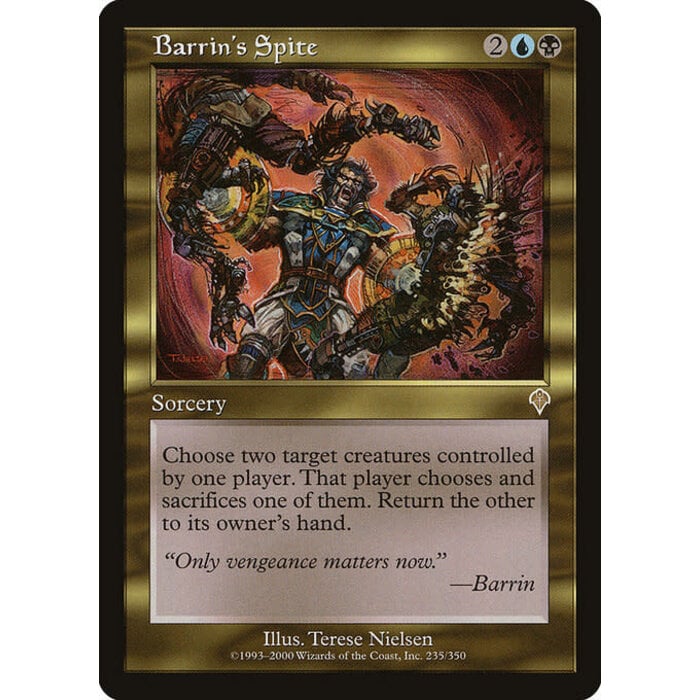 Magic: The Gathering Barrin's Spite (235) Lightly Played