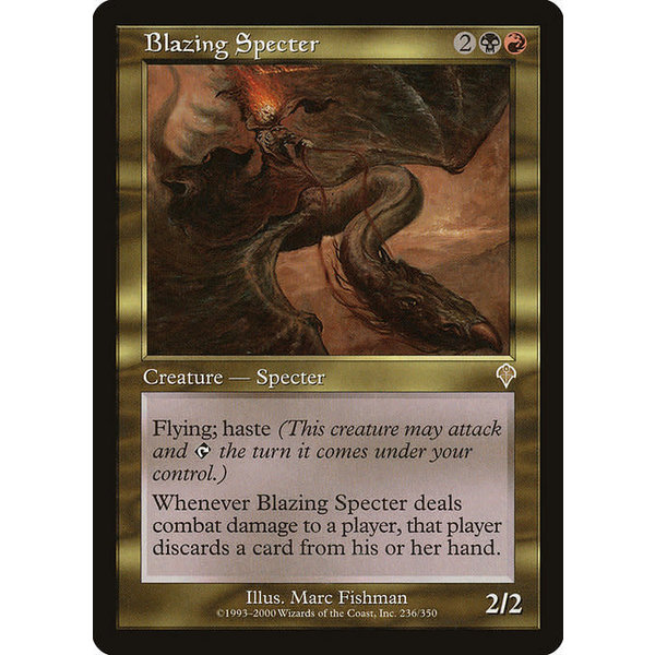 Magic: The Gathering Blazing Specter (236) Lightly Played