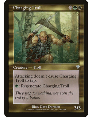 Magic: The Gathering Charging Troll (239) Lightly Played