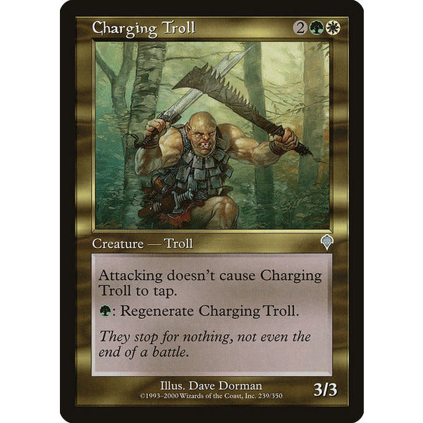 Magic: The Gathering Charging Troll (239) Lightly Played