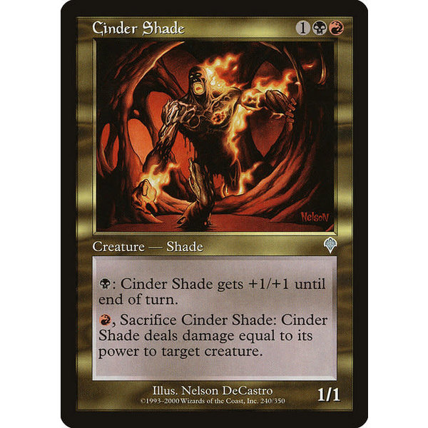 Magic: The Gathering Cinder Shade (240) Heavily Played