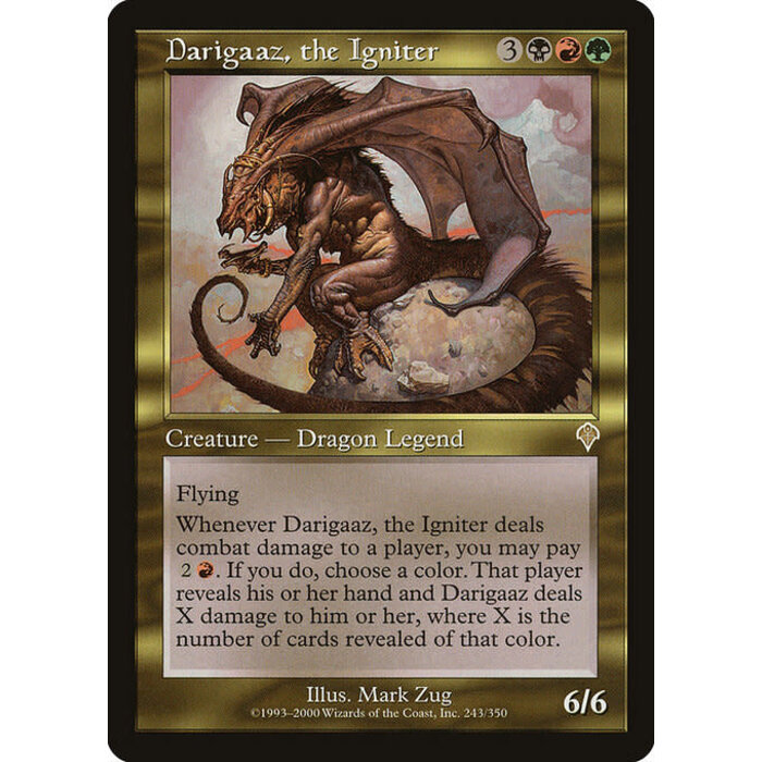 Magic: The Gathering Darigaaz, the Igniter (243) Heavily Played