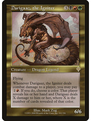 Magic: The Gathering Darigaaz, the Igniter (243) Lightly Played