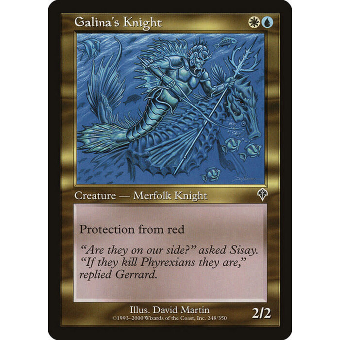 Magic: The Gathering Galina's Knight (248) Lightly Played