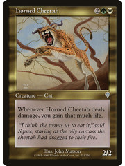Magic: The Gathering Horned Cheetah (251) Lightly Played