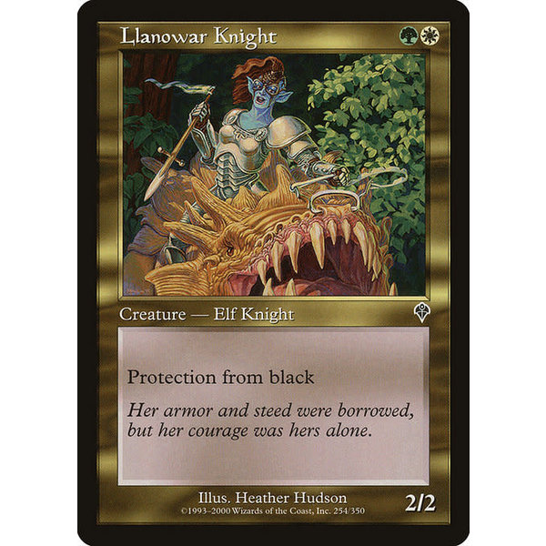 Magic: The Gathering Llanowar Knight (254) Heavily Played