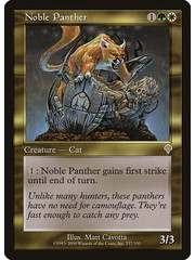 Magic: The Gathering Noble Panther (257) Lightly Played