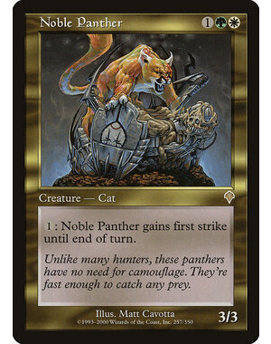 Magic: The Gathering Noble Panther (257) Lightly Played