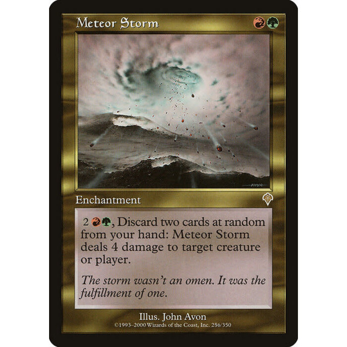 Magic: The Gathering Meteor Storm (256) Lightly Played