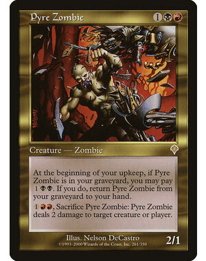 Magic: The Gathering Pyre Zombie (261) Heavily Played