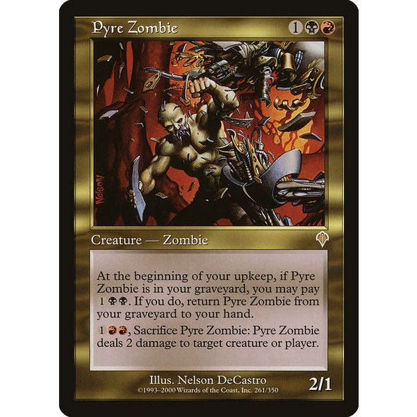 Magic: The Gathering Pyre Zombie (261) Heavily Played