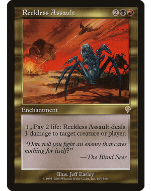 Magic: The Gathering Reckless Assault (263) Lightly Played