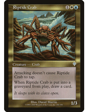 Magic: The Gathering Riptide Crab (266) Lightly Played
