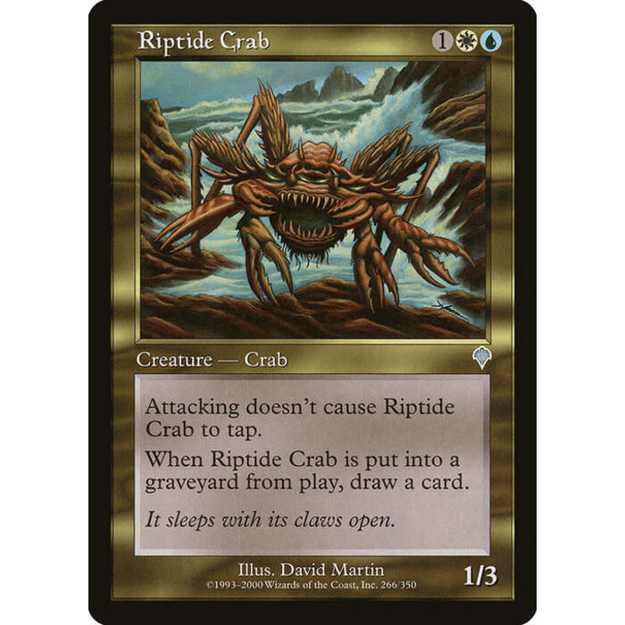 Magic: The Gathering Riptide Crab (266) Lightly Played