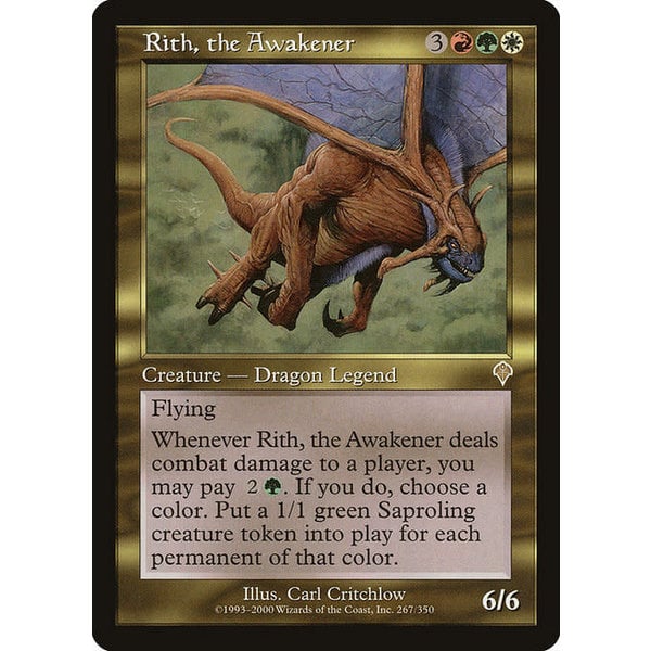 Magic: The Gathering Rith, the Awakener (267) Heavily Played Foil