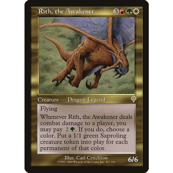Magic: The Gathering Rith, the Awakener (267) Heavily Played