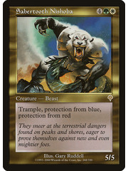 Magic: The Gathering Sabertooth Nishoba (268) Lightly Played