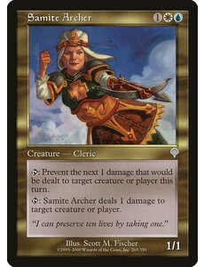 Magic: The Gathering Samite Archer (269) Lightly Played