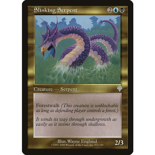 Magic: The Gathering Slinking Serpent (274) Lightly Played