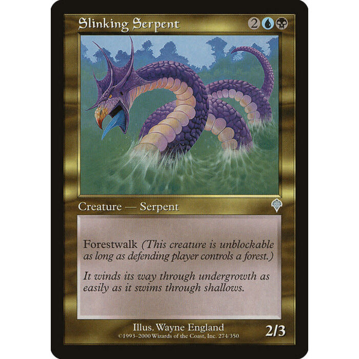 Magic: The Gathering Slinking Serpent (274) Lightly Played