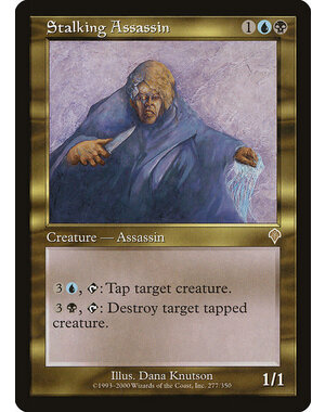 Magic: The Gathering Stalking Assassin (277) Heavily Played