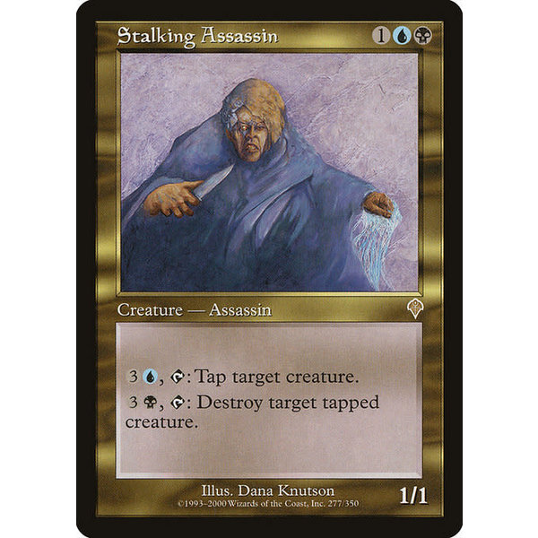 Magic: The Gathering Stalking Assassin (277) Heavily Played