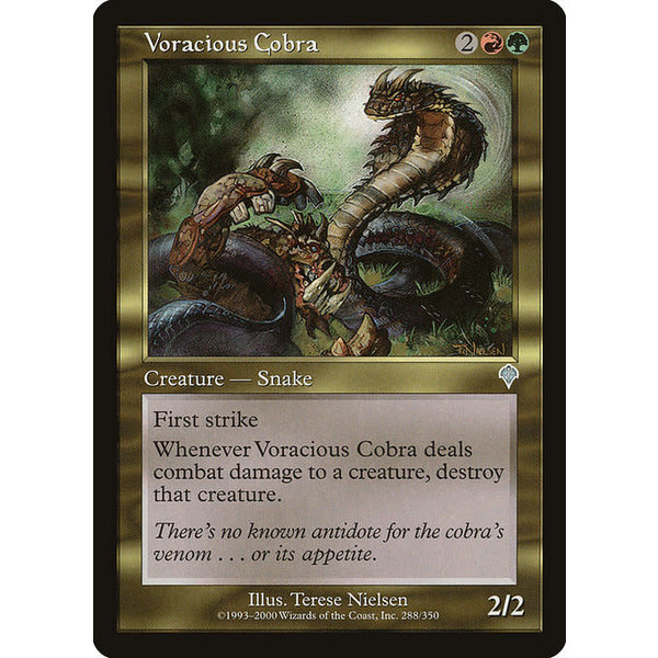 Magic: The Gathering Voracious Cobra (288) Heavily Played