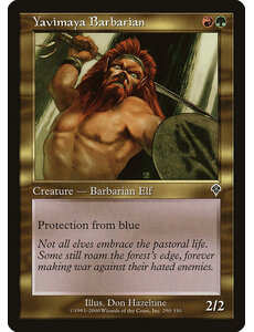 Magic: The Gathering Yavimaya Barbarian (290) Heavily Played
