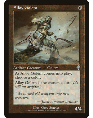 Magic: The Gathering Alloy Golem (297) Lightly Played