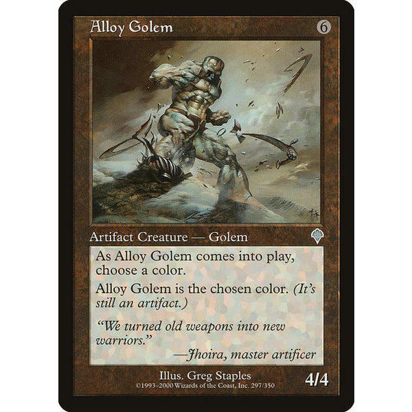 Magic: The Gathering Alloy Golem (297) Lightly Played