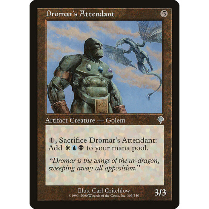 Magic: The Gathering Dromar's Attendant (303) Lightly Played