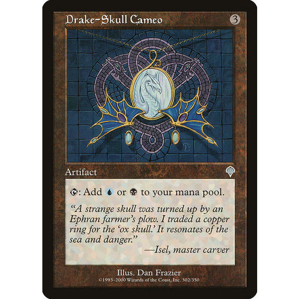 Magic: The Gathering Drake-Skull Cameo (302) Lightly Played