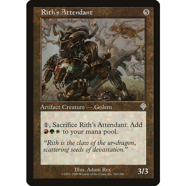 Magic: The Gathering Rith's Attendant (310) Lightly Played