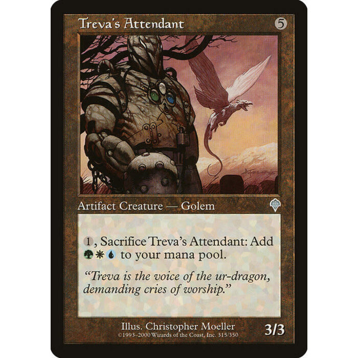 Magic: The Gathering Treva's Attendant (315) Lightly Played