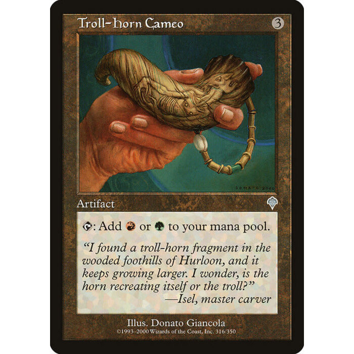 Magic: The Gathering Troll-Horn Cameo (316) Lightly Played