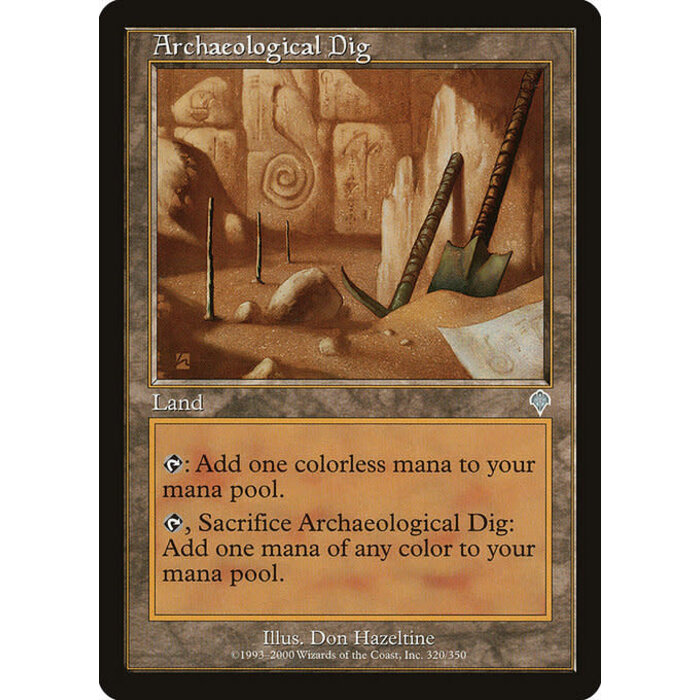 Magic: The Gathering Archaeological Dig (320) Lightly Played