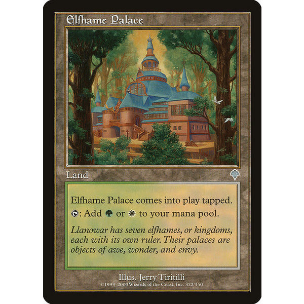 Magic: The Gathering Elfhame Palace (322) Moderately Played